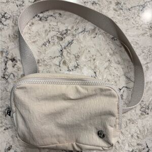 Lululemon Cream Crossbody Bag